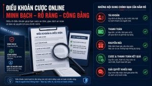 minh bạch điều khoản nhà cái: Checklist kiểm tra tính minh bạch của điều khoản nhà cái