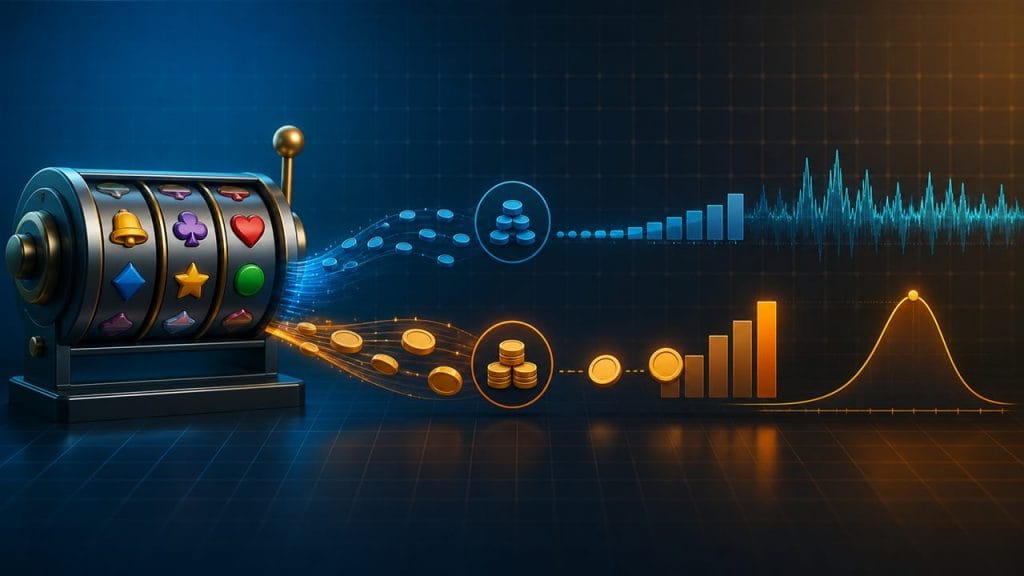 RTP là gì: Minh họa RTP, volatility và hit frequency trong game slot