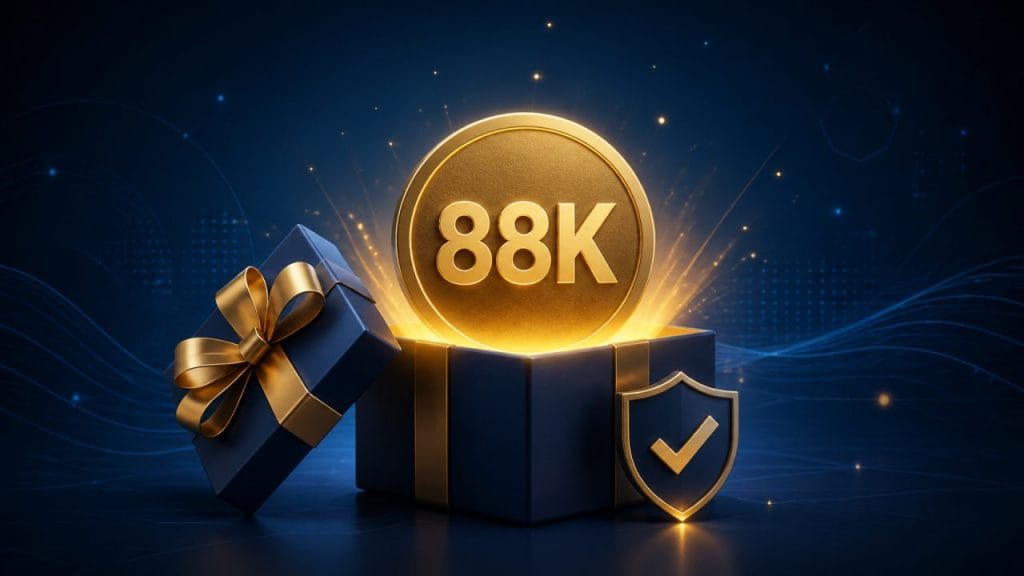 Minh họa chương trình AD88 tặng 88K cho tài khoản mới