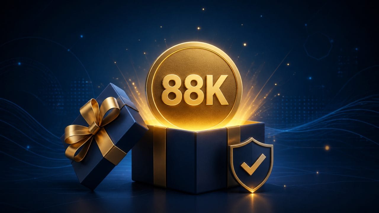 Minh họa chương trình AD88 tặng 88K cho tài khoản mới