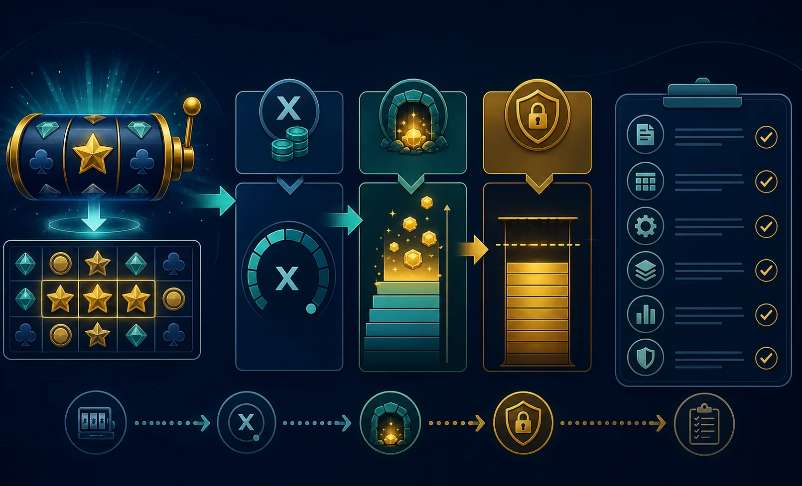 Max Win trong slot là gì: Minh họa các lớp tính toán và giới hạn Max Win trong slot