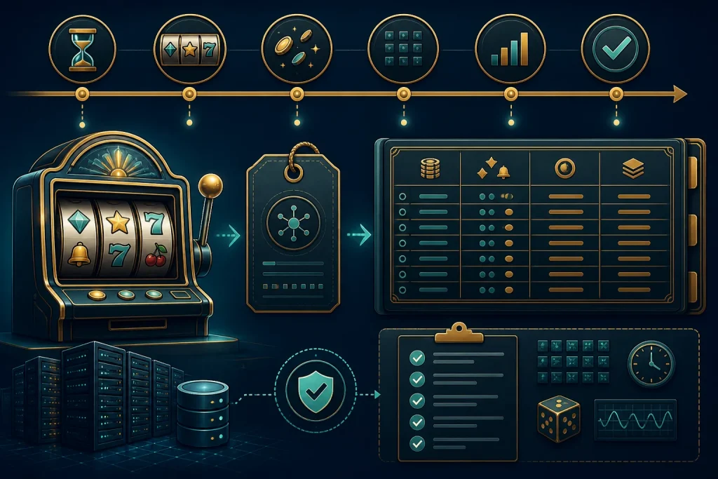 lịch sử vòng chơi slot: Minh họa Round ID và lịch sử giao dịch vòng chơi slot